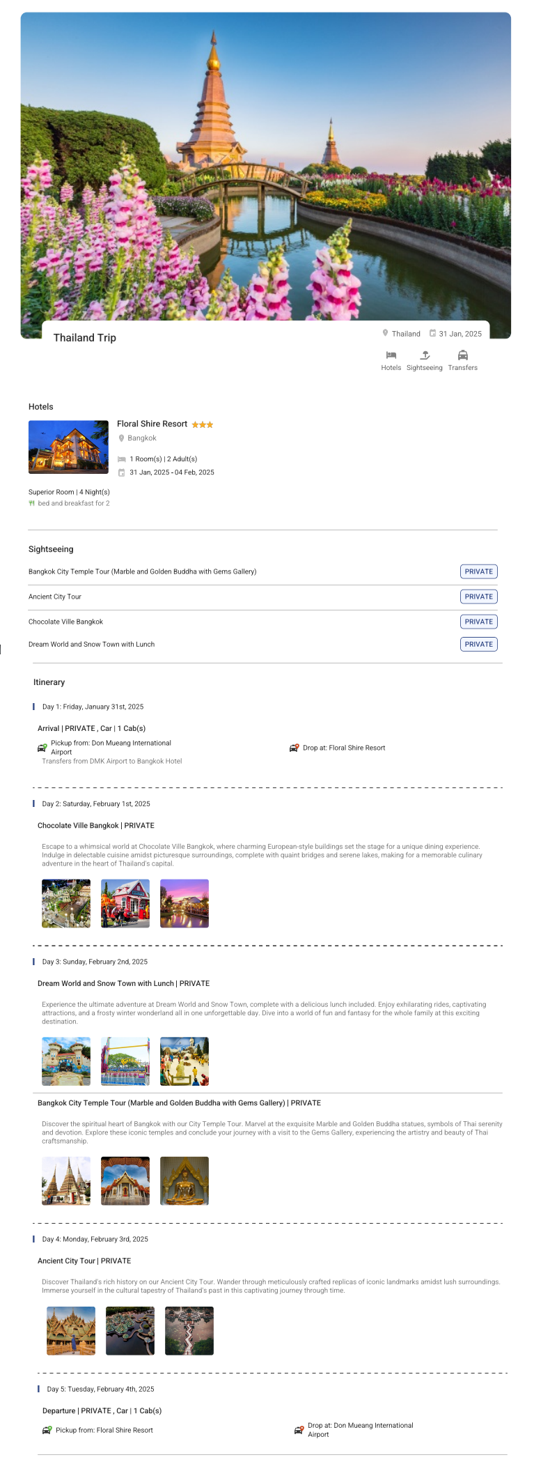 Thailand(Bangkok)4N5D 2 Adults , 1 Room with Breakfast , 3 Star Hotel with Transfers Thailand Holiday Package - RideNow Holidays