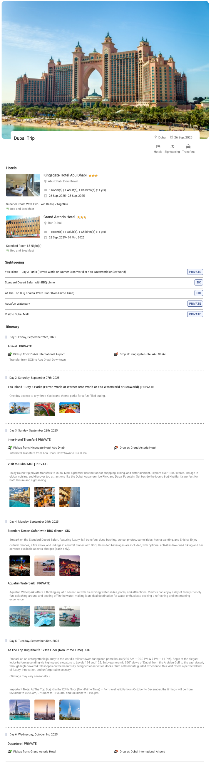 Dubai 5N6D1 Adult, 1 Kid(11.5yr), 1 Room with Breakfast, 3 Star Hotel with Transfers Dubai Holiday Package - RideNow Holidays
