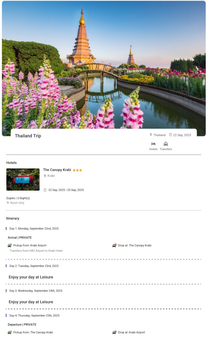 Thailand 3N4D50 Adults, 13 Rooms, 3 Star Hotel with Transfers Thailand Holiday Package - RideNow Holidays