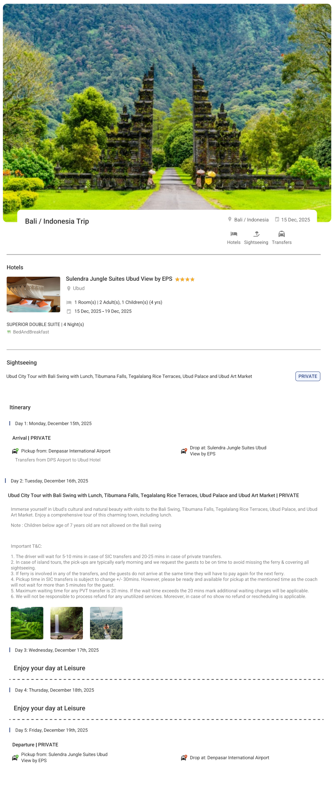Bali 4N5D2 Adults, 1 Kid(4 yrs), 1 Room with Breakfast, 3 Star Hotel with Transfers Bali Holiday Package - RideNow Holidays