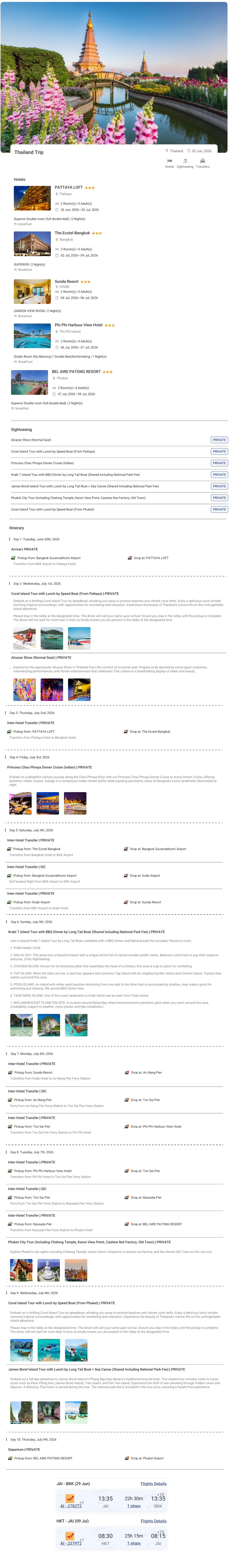 Thailand 9N10D4 Adults, 2 Rooms with Breakfast, 3 Star Hotel with Transfers and Round Trip Flights(E Thailand Holiday Package - RideNow Holidays
