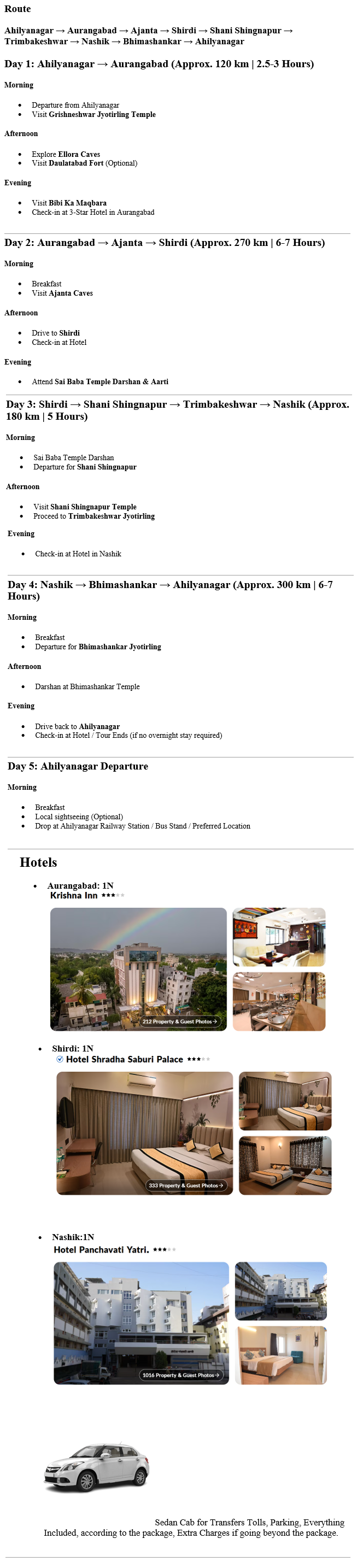 Maharashtra 3 N 4 D – 3 Nights / 4 Days - RideNow Holidays